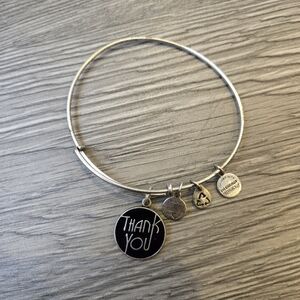 Discontinued Alex and Ani Thank You Expandable Bangle Bracelet 2012 + Energy